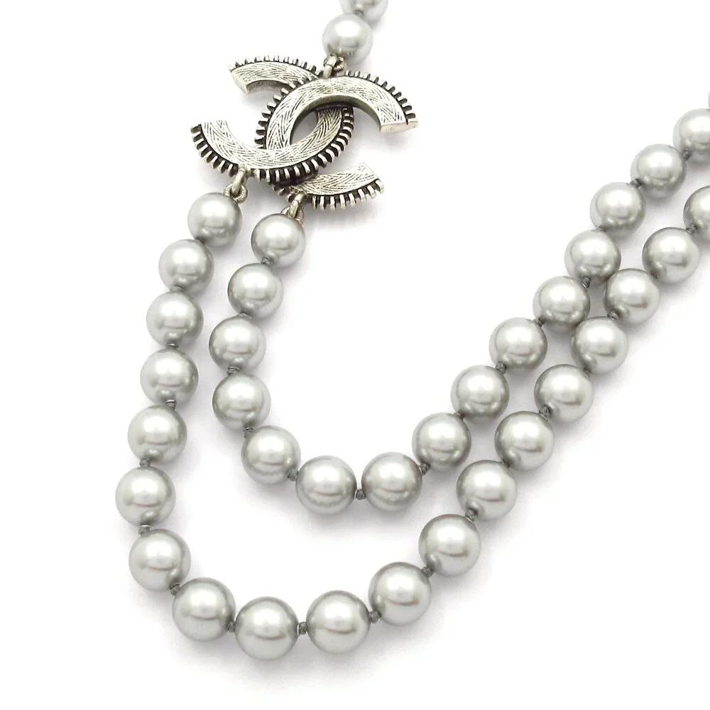 Chanel Coco Necklace ABE563 Faux Pearl Hardware